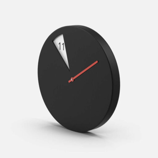 Cropped Morden Wall Clock